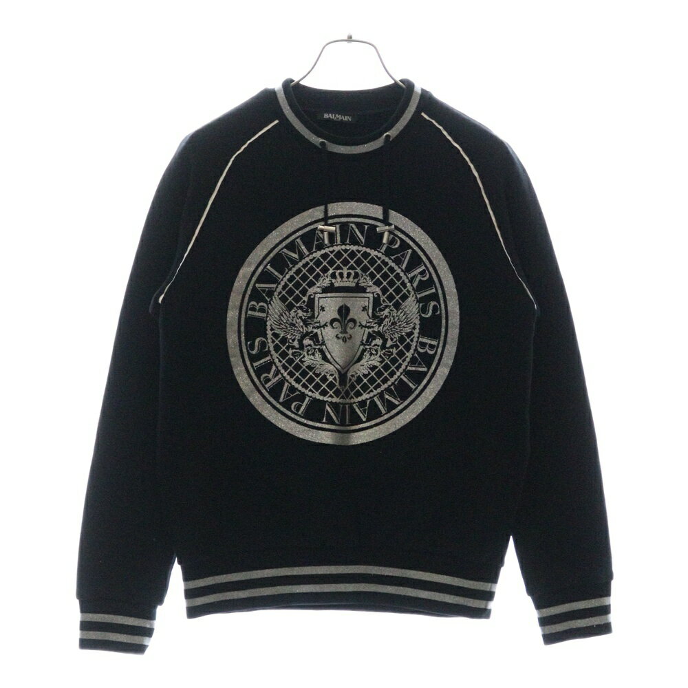 希少【BALMAIN】バルマン ブラック コットン スウェットシャツ 楽天市場】balmain(サイズ(S/M/L)SS)(スウェット