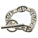 HERMES(エルメス) サイズ:10コマ Chaine d'Ancre TGM シェーヌダンクルTGM 10コマ チェーンブレスレット シルバー【中古】【程度...