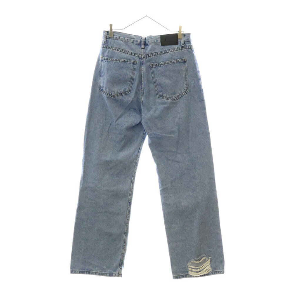 OY(オーワイ) サイズ:1 DESTROYED PANEL PANTS ダメージ加工 パネル デニムパンツ インディゴ【中古】【程度B】【カラー14067】【オンライン限定商品】