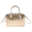 COACH(コーチ) MINI BENNETT ミニ ベネット シグネチャー ロゴ 2WAY ショルダー ハンド バッグ ベージュ F58312 レディース【中古】【程度B】【カラー14059】【オンライン限定商品】(4)