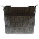 FENDI(フェンディ) ズッカ柄 クロスボディバッグ ショルダーバッグ ブラウン キャンバス 7VA348【中古】【程度A】【カラーブラウン】【取扱店舗BRING梅田茶屋町店】(4)