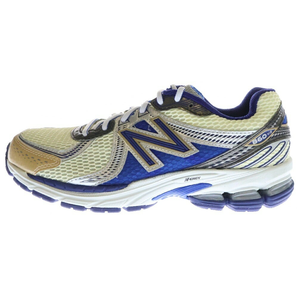 楽天ブランド買取・販売　BRINGNew Balance（ニューバランス） サイズ:27.5cm ×AIME LEON DORE 860V2 ML860AM2 エメレオンドレ ランニングシューズ ローカットスニーカー ブルー US9.5/27.5cm【新古品/中古】【程度S】【カラーブルー】【取扱店舗BRING THRIFT CLOSET 幕張店】