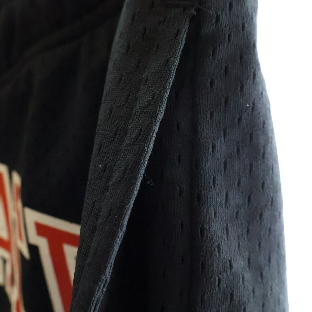 HERON PRESTON(ヘロンプレストン) サイズ:M 23SS プリントメッシュショーツ ハーフパンツ HMVH003S23JER001【中古】【程度B】【カラーブラック】【オンライン限定商品】