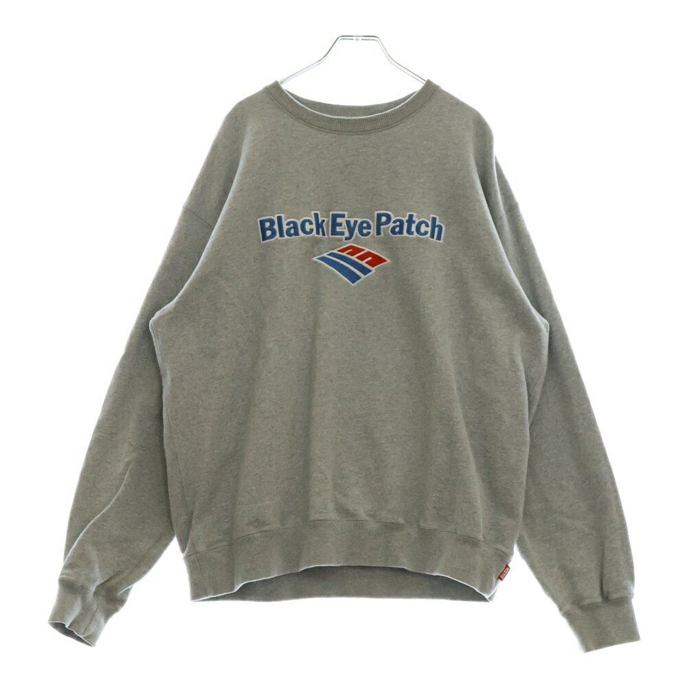 FLOAT様専用 ブラックアイパッチ グレー トレーナー XL