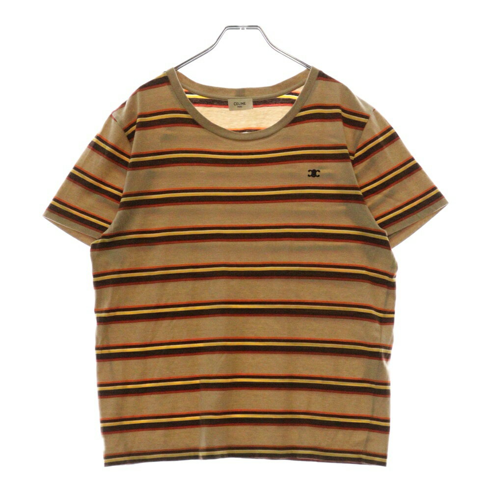 3色展開★CELINE★コットン ニットTシャツ 楽天市場】セリーヌ(柄ボーダー)(Tシャツ・カットソー