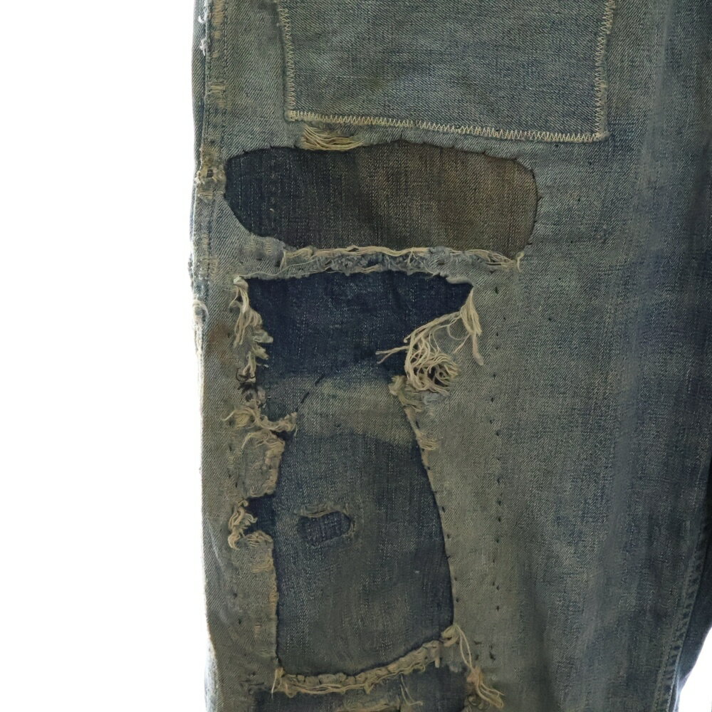 VINTAGE(ヴィンテージ) 40s PENNEY'S PAYDAY ペニーズ ペイデイ デニム オーバーオール インディゴブルー【中古】【程度C】【カラーブルー】【オンライン限定商品】