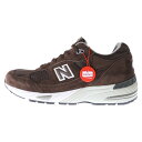 New Balance(ニューバランス) サイズ:29.0cm M991BGW スウェード ローカットスニーカー ブラウン US11/29.0cm【中古】【程度B】【カラーブラウン】【取扱店舗BRING仙台店】