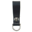 CHROME HEARTS(クロムハーツ) BELT LOOP D RING Dリング クロスボールベルトループ ブラック/シルバー BCA415【中古】【程度...