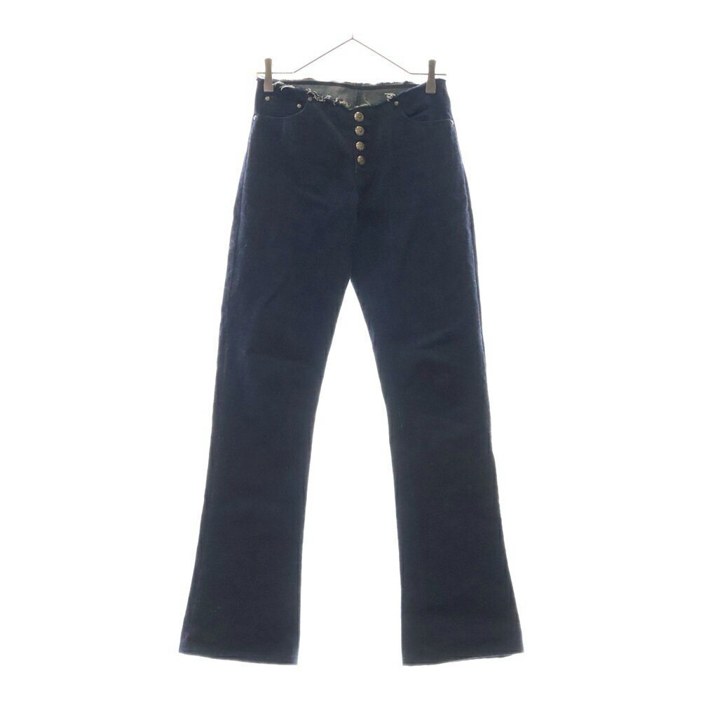 CHROME HEARTS(クロムハーツ) サイズ:25 DNM PANTS ステッチデニムパンツ レディース インディゴ【中古】【程度B】【カラーブルー】【取扱店舗OneStyle新宿店】