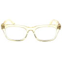 CHROME HEARTS(クロムハーツ) サイズ:52□19-145 GITTIN ANY A BSフレアテンプルウェリントンメガネ アイウェア イエロー【中...