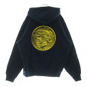 SUPREME(シュプリーム) サイズ:M 24AW Anarchy Hooded SweatShirt アナーキー プルオーバースウェットフーディ パーカー ネイビー【中古】【程度B】【カラーネイビー】【取扱店舗BRING THRIFT CLOSET 湘南平塚店】(4)