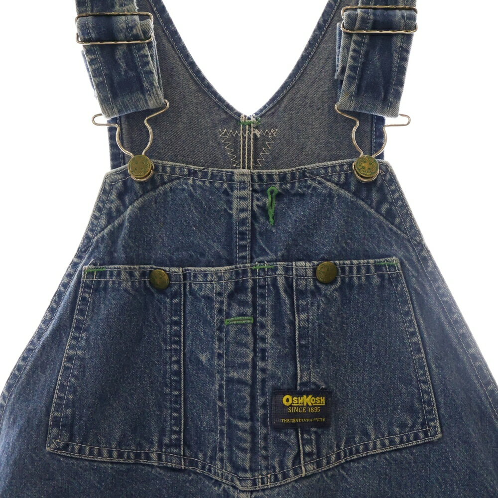 VINTAGE(ヴィンテージ) 70ー80s VINTAGE OSHKOSH オシュコシュ デニムカバーオール インディゴ【中古】【程度B】【カラーブルー】【オンライン限定商品】