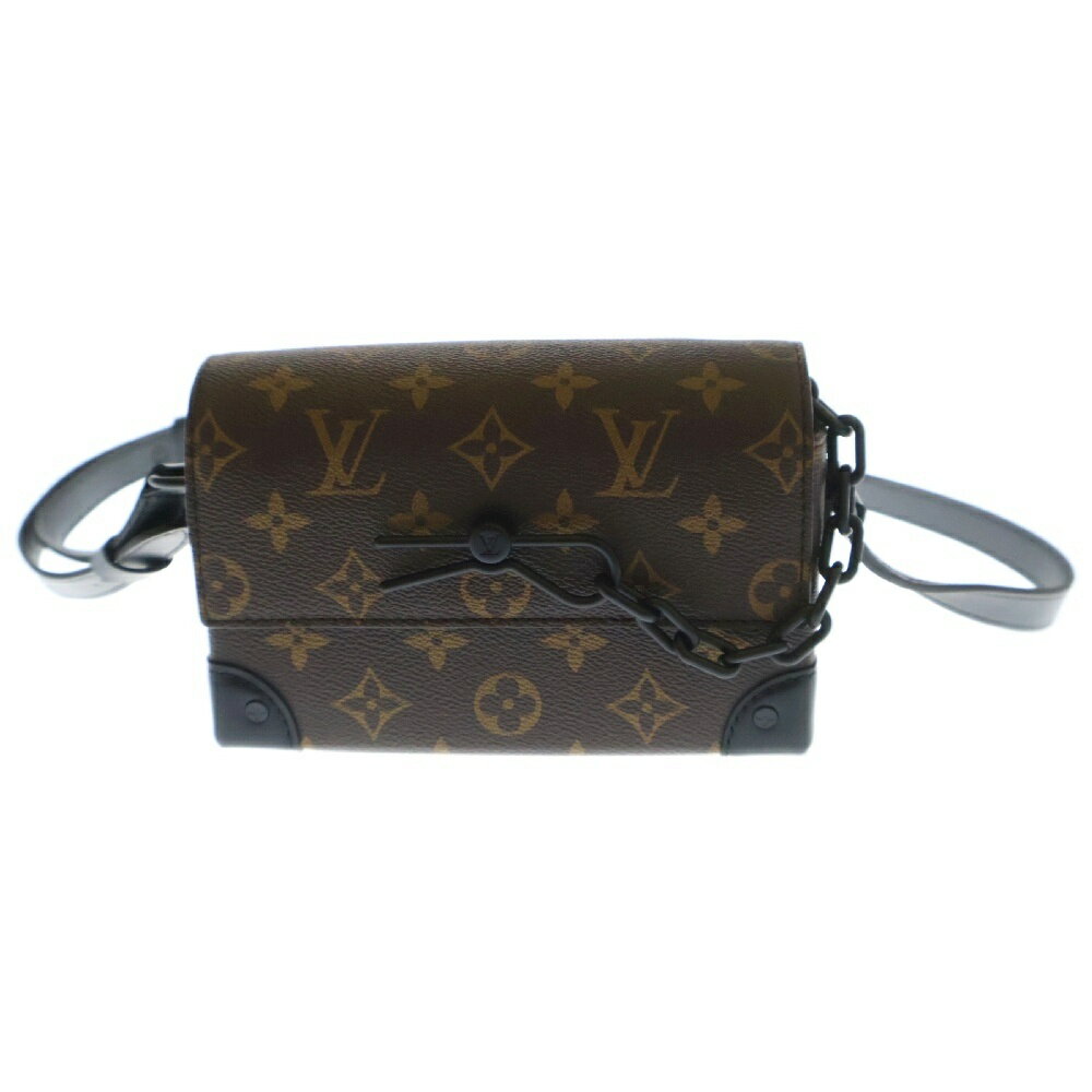 LOUIS VUITTON(ルイヴィトン) スティーマー ウェアラブルウォレット モノグラムマカサー ショルダーバッグ ブラウン/ブラック M83613/ICチップ【新古品/中古】【程度S】【カラーブラック】【取扱店舗BRING梅田茶屋町店】のサムネイル