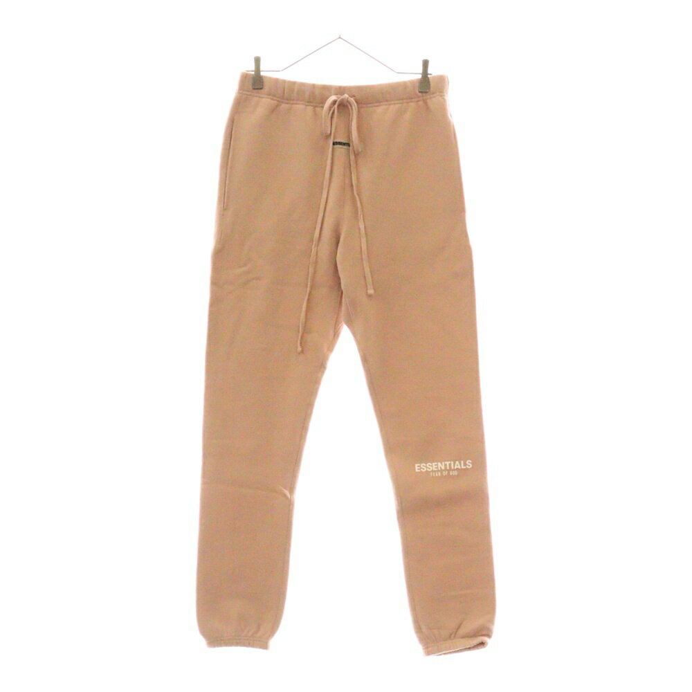 FEAR OF GOD ESSENTIALS(フィアオブゴッド エッセンシャルズ) サイズ:S SWEAT PANTS ロゴプリント スウェットパンツ ピンク【新古品/中古】【程度S】【カラーピンク】【取扱店舗原宿】