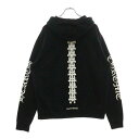 CHROME HEARTS(クロムハーツ) サイズ:M Tire Track Hoodie タイヤトラックバックプリント セメタリー プルオーバーパーカー ブラック【中古】【程度A】【カラーブラック】【取扱店舗BRING心斎橋店】(4)