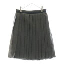 UNDERCOVER(アンダーカバー) 98AW Exchange期 Small parts Archive エクスチェンジ期 アーカイブ グレンチェック柄 プリーツスカート グレー【中古】【程度B】【カラーグレー】【オンライン限定商品】