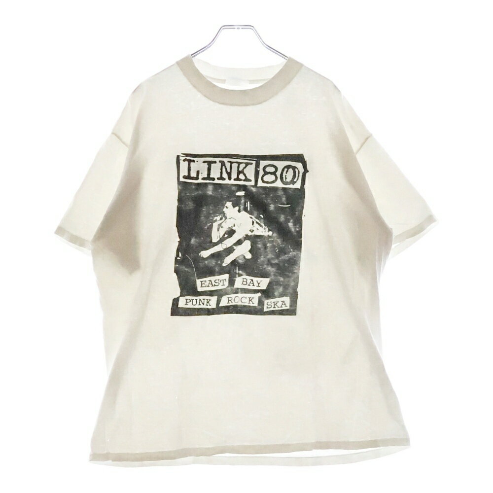 VINTAGE(ヴィンテージ) サイズ:XL 90s LINK 80 TEE リンクエイティー 両面プリント半袖Tシャツ カット..