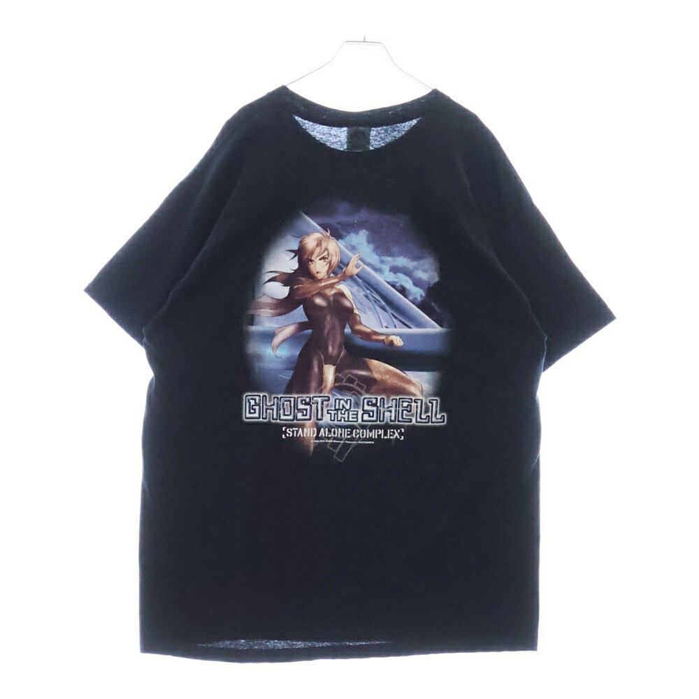 VINTAGE(ヴィンテージ) サイズ:XL 00s GHOST IN THE SHELL TEE 攻殻機動隊 両面プリント半袖Tシャツ カットソー ブラック【中古】【程度B】【カラーブラック】【取扱店舗BRING大宮店】