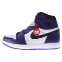 NIKE(ナイキ) サイズ:26.0cm AIR JORDAN 1 RETRO HIGH OG COURT PURPLE 555088-500 エアジョーダン1 レトロ コートパープル ハイカットスニーカー ホワイト/パープル US8/26cm【新古品/中古】【程度S】【カラーホワイト】【取扱店舗BRING仙台店】