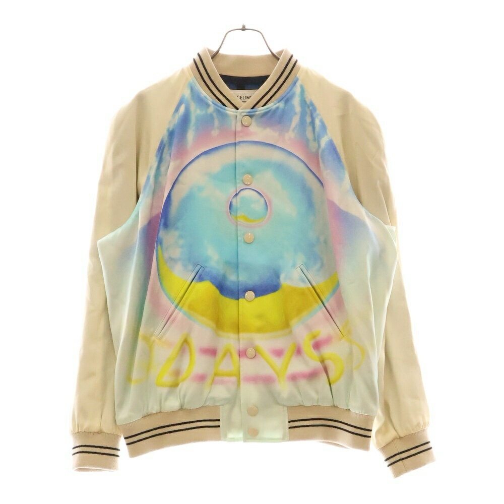 CELINE(セリーヌ) サイズ:44 22SS Teddy Jacket With Satin Artist Print サテンアーティストプリント テディジャケット 2V28H353Q マルチカラー【新古品/中古】【程度S】【カラーマルチカラー】【取扱店舗新宿】