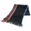 Paul Smith(ポールスミス) カラーストライプ ウール マフラー ストール マルチカラー【中古】【程度B】【カラーマルチカラー】【オンライン限定商品】