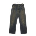 Levi's(リーバイス) 40S VINTAGE 501XX 46モデル 革パッチ 片面タブ BIG E 隠しリベット ドーム型 小股裏切りっぱなし ボタンフ...