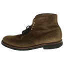 Alden(オールデン) サイズ:8 スウェード6インチレースアップブーツ プレーントゥ ブラウン 46054H【中古】【程度B】【カラーブラウン】【オンライン...
