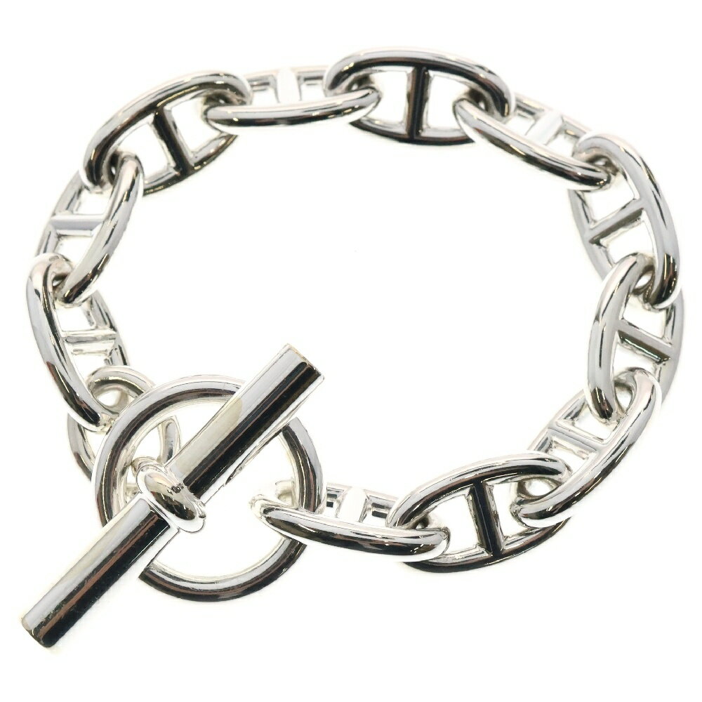HERMES(エルメス) サイズ:GM Chaine d'Ancre GM 11LINK シェーヌダンクル GM チェーンブレスレット シルバー【新古品/中古】【程度S】【カラーシルバー】【取扱店舗BRING大宮店】