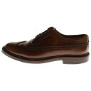 Alden(オールデン) サイズ:9.5D CITI SHOES別注 LWB ロングウイングチップ ブルーチャー コードバンレザーシューズ ウィスキー ブラウン...