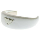 PRADA(プラダ) カチューシャ ヘアバンド ホワイト テスート 1IH016 ヘアアクセサリー レディース【中古】【程度B】【カラーホワイト】【取扱店舗BR...