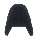 OFF-WHITE(オフホワイト) サイズ:M 18AW Logo Sweatshirt クルーネックスウェットトレーナー ブラック レディース OWBA026E18003038【中古】【程度A】【カラーブラック】【取扱店舗BRINGアメリカ村店】(4)