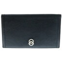 BVLGARI(ブルガリ) ダブルリング レザーウォレット 長財布 ブラック【中古】【程度B】【カラーブラック】【オンライン限定商品】(4)