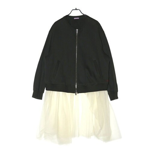 SueUNDERCOVER(スーアンダーカバー) サイズ:1 チュールレイヤード ジップアップスウェット カーキ/アイボリー SUU1805 レディース【中古】【程度B】【カラーグリーン】【オンライン限定商品】 SueUNDERCOVER(スーアンダーカバー) サイズ:1 チュールレイヤード ジップアップスウェット カーキ/アイボリー SUU1805 レディース【中古】【程度B】【カラーグリーン】【オンライン限定商品】