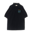 VINTAGE(ヴィンテージ) サイズ:L 90s PINK FLOYD EMBROIDERY POLO SHIRT ピンクフロイド 刺繍 ポロシャツ 半袖シャ...