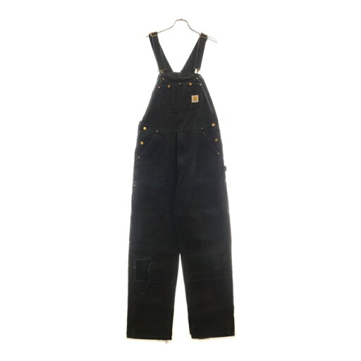 CARHARTT(カーハート) 90s ダブルニー ダック オーバーオール ブラック【中古】【程度B】【カラーブラック】【オンライン限定商品】 CARHARTT(カーハート) 90s ダブルニー ダック オーバーオール ブラック【中古】【程度B】【カラーブラック】【オンライン限定商品】