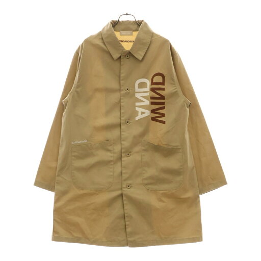 WIND AND SEA(ウィンダンシー) サイズ:L ロゴプリント コットンコート ベージュ WDS-JK-14【中古】【程度B】【カラーベージュ】【オンライン限定商品】 WIND AND SEA(ウィンダンシー) サイズ:L ロゴプリント コットンコート ベージュ WDS-JK-14【中古】【程度B】【カラーベージュ】【オンライン限定商品】