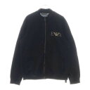 EMPORIO ARMANI(エンポリオアルマーニ) サイズ:L Logo Zip Through Sweatshirt ロゴ刺繍 ジップアップ スルー スウェットシャツ 111532 0A571 ブラック【中古】【程度B】【カラーブラック】【オンライン限定商品】
