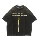 SAINT MICHAEL(セントマイケル) サイズ:XXL 25SS SS TEE CANDLE ダメージ加工半袖Tシャツ グレー SM-HR8-0000-008【新古品/中古】【程度S】【カラーグレー】【取扱店舗BRING渋谷ANNEX店】