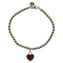 TIFFANY&Co(ティファニー) サイズ:- リターントゥティファニー ハートブレスレット 925 レッド×シルバー【中古】【程度B】【カラーシルバー】【取扱店舗BRING THRIFT CLOSET 湘南平塚店】
