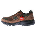 New Balance(ニューバランス) サイズ:28.0cm MR993ALD×Aim Leon dore エメレオンドレ メッシュ切り替えレースアップローカットスニーカー ブラウン/カーキ US10/28cm【中古】【程度B】【カラーブラウン】【取扱店舗BRING梅田茶屋町店】