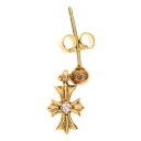 CHROME HEARTS(クロムハーツ) 22K TNY E CH PLS 1DIA タイニーE CHプラス ドロップピアス 1ダイヤ ゴールド BCA024【中古】【程度A】【カラーゴールド】【取扱店舗BRING京都河原町店】