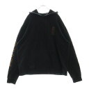 CHROME HEARTS(クロムハーツ) サイズ:L SWTSHRT PLVR アームロゴプリントプルオーバーパーカー ブラック/ブラウン【中古】【程度B】【カラーブラック】【取扱店舗BRING心斎橋店】