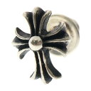 CHROME HEARTS(クロムハーツ) No2 CH CRS CHクロス スタッズピアス シルバー BCA407【中古】【程度B】【カラーシルバー】【取扱店舗渋谷】