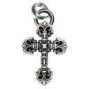 CHROME HEARTS(クロムハーツ) FILIG CROSS-XSM W BALE フィリグリークロスXSベイル wベイル ネックレストップ シルバー BCA262 国内レシート付【中古】【程度B】【カラーシルバー】【取扱店舗BRING梅田茶屋町店】(4)