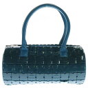 CHANEL(シャネル) パズル ハンドバッグ ブルー プラスチック×レザー シリアルシール【中古】【程度B】【カラーブルー】【オンライン限定商品】