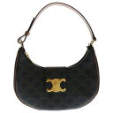 CELINE(セリーヌ) トリオンフ アヴァ ミディアム ワンショルダーバッグ ハンドバッグ ブラウン PVC×レザー ゴールド金具【中古】【程度A】【カラーブラウン】【取扱店舗渋谷】