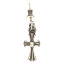 CHROME HEARTS(クロムハーツ) BBY F PPRCHN ベイビーファットクロス ドロップピアス シルバー BCA090【中古】【程度B】【カラーシルバー】【取扱店舗OneStyle名古屋パルコ店】
