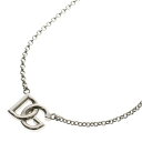 DOLCE & GABBANA(ドルチェアンドガッバーナ) DGロゴ チェーンネックレス シルバー【中古】【程度B】【カラーシルバー】【取扱店舗OneStyle名古屋パルコ店】