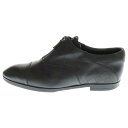 LOUIS VUITTON(ルイヴィトン) サイズ:6M Center Zipper Dress Shoes センタージップ ダミエ レザー ドレスシューズ ブラック【中古】【程度B】【カラーブラック】【オンライン限定商品】
