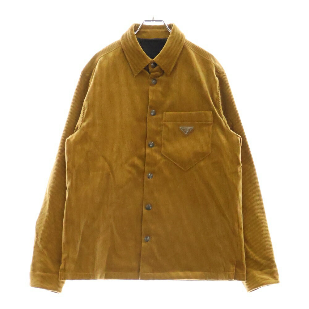 【希少】PRADA コットン コーデュロイ ジャケット ブラウン 楽天市場】コーデュロイ ジャケット(ブランドプラダ)(メンズ